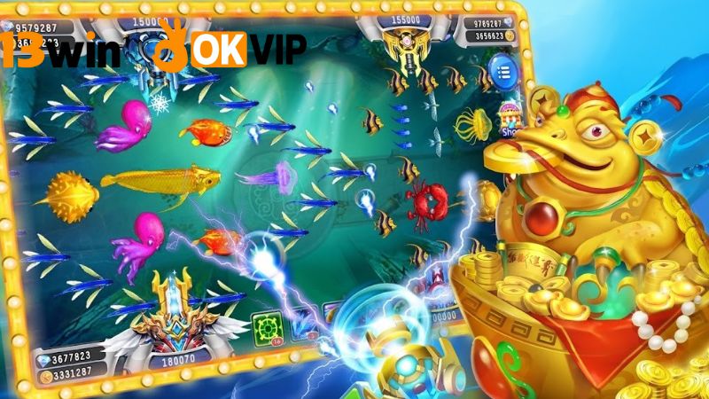 Game bắn cá 13win – Đổi thưởng lớn, bắn là trúng 2 Cách chơi game bắn cá 13win